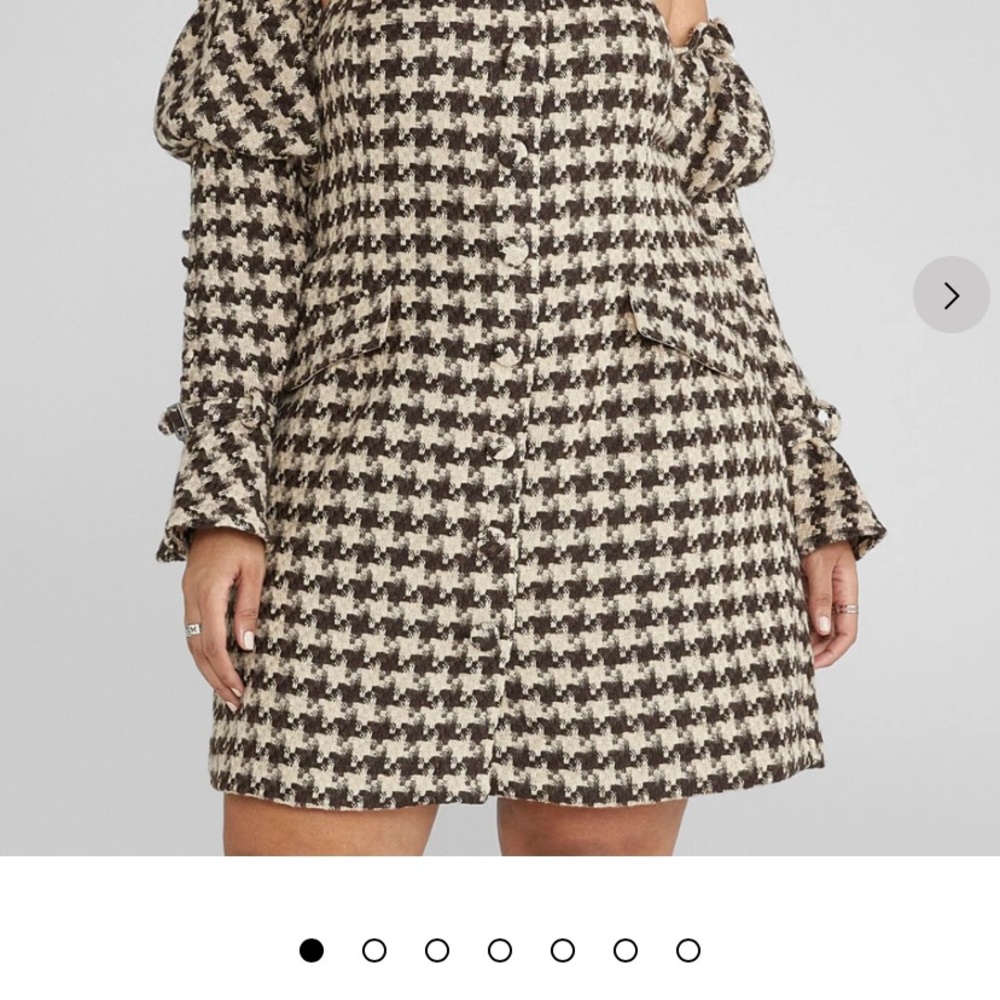 Stylish Black and Cream Dress